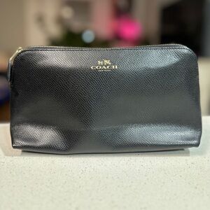 Authentic COACH Crossgrain Cosmetic Case